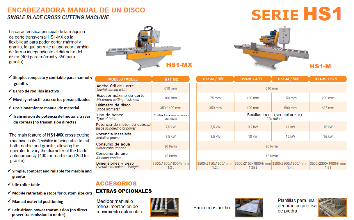 Cross Cutting Machine With One Disc Hs1 Mx Hersen