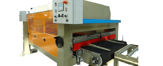 línea de pulido y cepillado